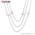 42814 Xuping Мода Серебряный цвет Цепи Ожерелье Для Женщин Ювелирные Изделия